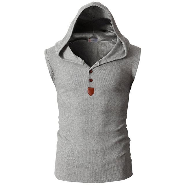 Eminem Cool Looking Sleeveless Hoodies For Men