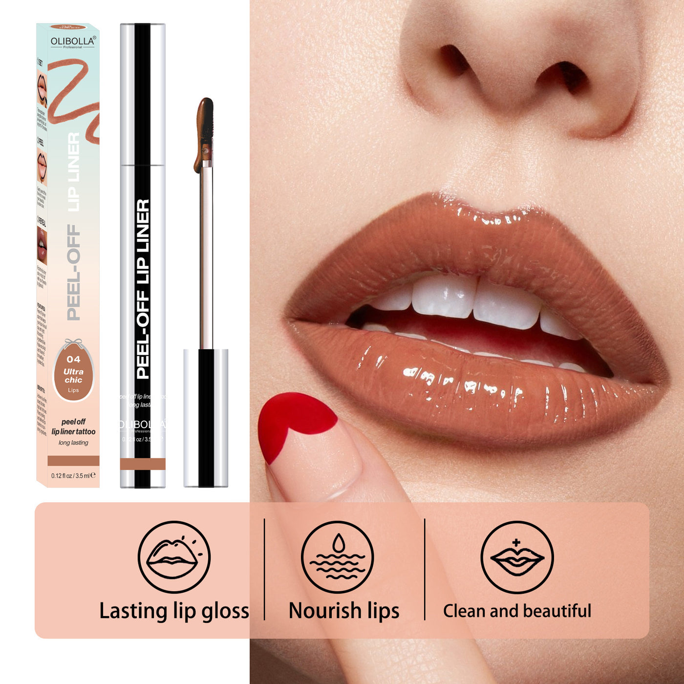 Long lasting lip liner waterproof