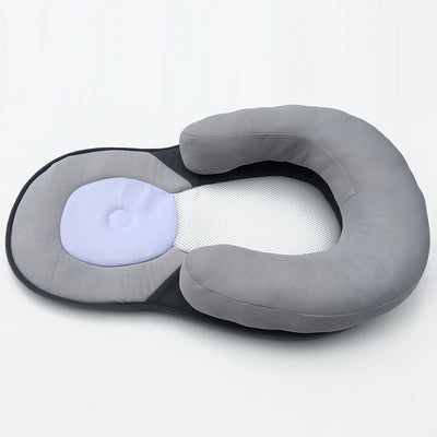 Flat Pillow For Newborn Baby With Correction Anti-Deviation Head, Baby Sleeping Positioning Pillow For Baby Milk Spilt, Anti-Rollover Mattress
