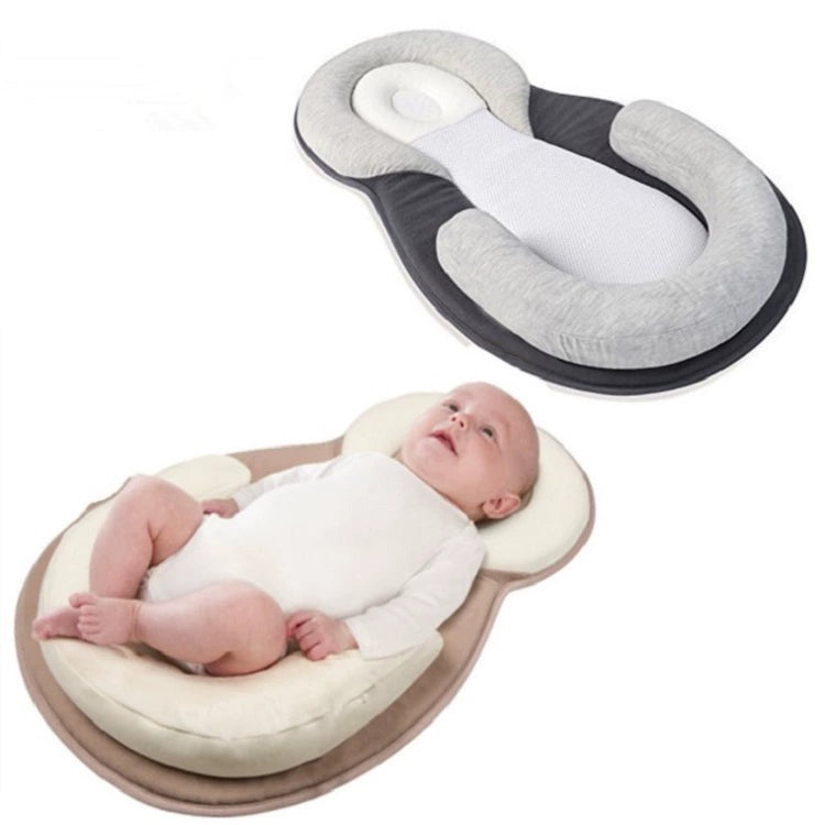 Flat Pillow For Newborn Baby With Correction Anti-Deviation Head, Baby Sleeping Positioning Pillow For Baby Milk Spilt, Anti-Rollover Mattress