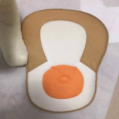 Flat Pillow For Newborn Baby With Correction Anti-Deviation Head, Baby Sleeping Positioning Pillow For Baby Milk Spilt, Anti-Rollover Mattress