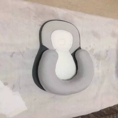 Flat Pillow For Newborn Baby With Correction Anti-Deviation Head, Baby Sleeping Positioning Pillow For Baby Milk Spilt, Anti-Rollover Mattress