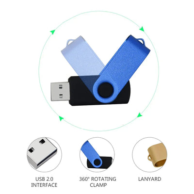 USB 2.0 Flash Drive 64GB Pen Drive 16GB Pendrive 32GB Disk On Key USB Stick 4GB 8GB Memory Flash Disk External Storage Memory