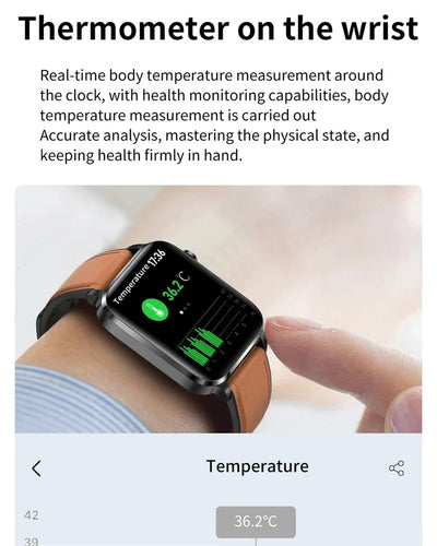 Smart Watch for Men & Women Laser Treatment Of Hyperglycemia Heart Rate Healthy Monitor Smartwatch