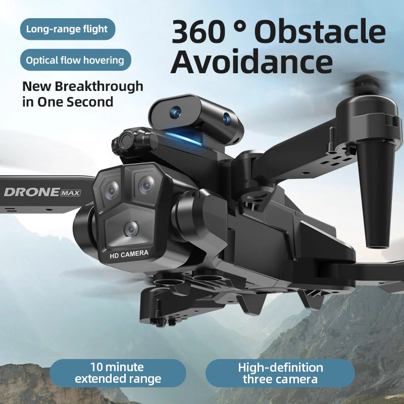 C10 GPS RC Drone HD Optical Flow Positioning Obstacle Avoidance With Camera For Music Videos & More etc.