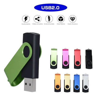 USB 2.0 Flash Drive 64GB Pen Drive 16GB Pendrive 32GB Disk On Key USB Stick 4GB 8GB Memory Flash Disk External Storage Memory