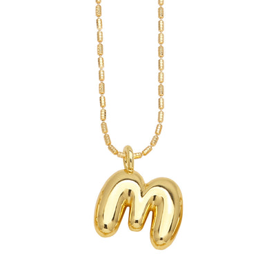 Ornament 26 English Letters Pendant Necklace Minority All-match Gold-Plated Clavicle Chain