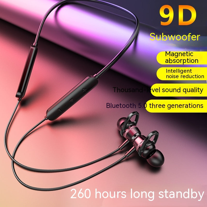 Wireless Bluetooth Magnetic Double-ear Extra Bass Headphones N