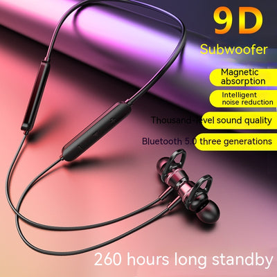 Wireless Bluetooth Magnetic Double-ear Extra Bass Headphones N