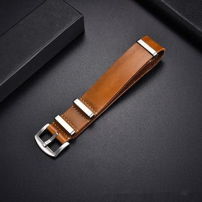 Retro Top Layer Cow Leather Watch Strap