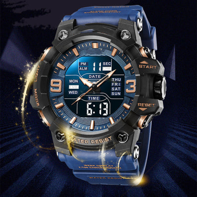 Men's Sports Fashionm Waterproof Multifunctional Electronic Watch