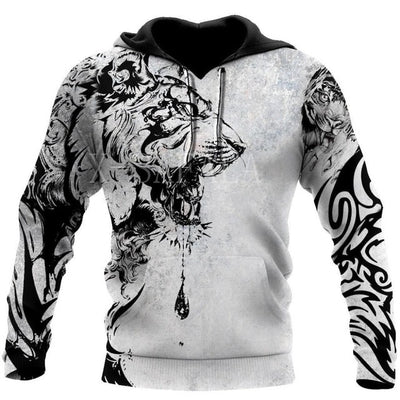 Hoodies For Men's Cool Look, Animal-Print Street Wear