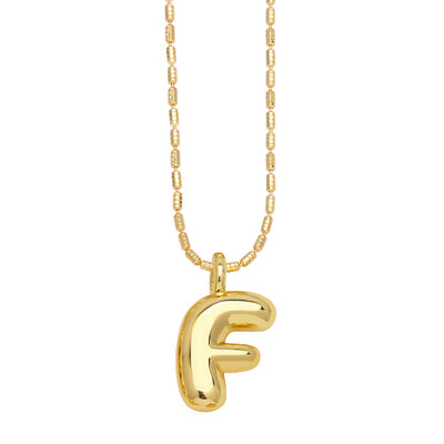 Ornament 26 English Letters Pendant Necklace Minority All-match Gold-Plated Clavicle Chain