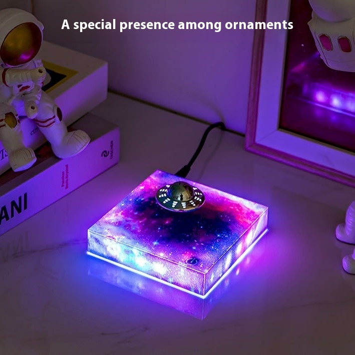 Galaxy Lamp Levitating UFO Color Magnetic Suspension Alien Look Star Light Creative Gift Decoration Home Decor
