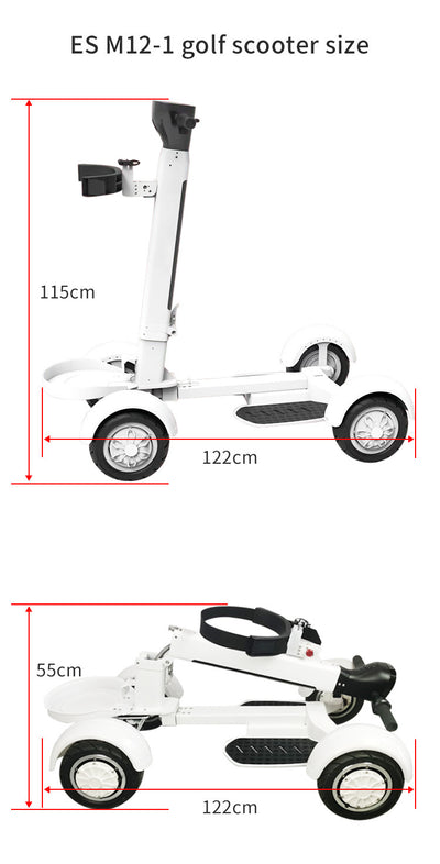 Enjoy That Tour Like Tiger Woods As You Travel On The Four Wheel Golf Electric Folding Light Longboard Lawn Course Scooter