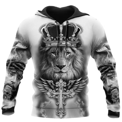 Hoodies For Men's Cool Look, Animal-Print Street Wear