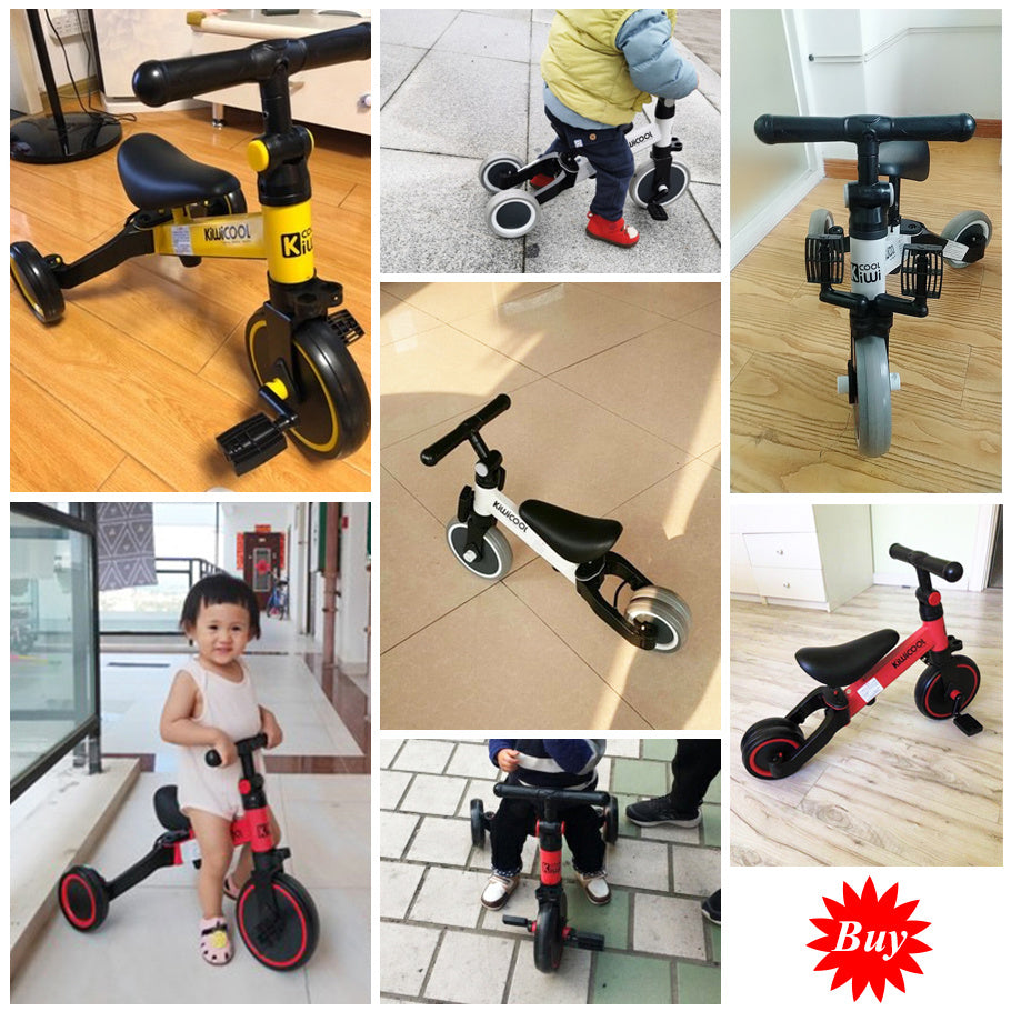 Children's 2-in-1 Balance Scooter & Tricycle for Ages 1-3