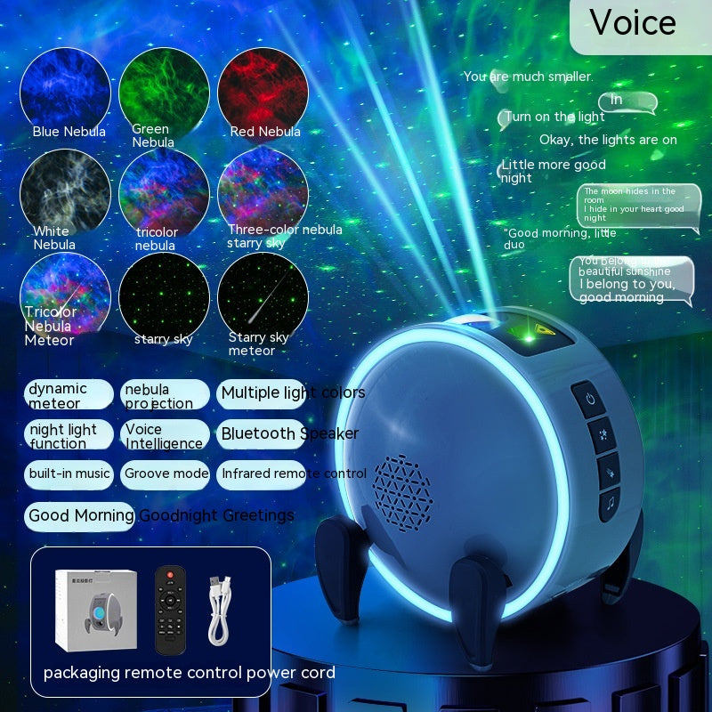 Dream Starry Sky Projector HD Laser Atmosphere + Bluetooth & Light color