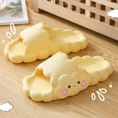 Cartoon Summer Indoor Home Thick Bottom Cloud Slippers