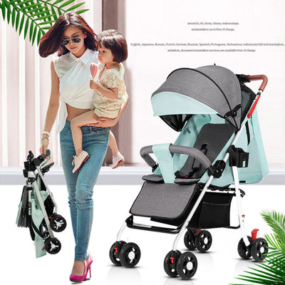 Portable and Foldable Baby Safety Stroller