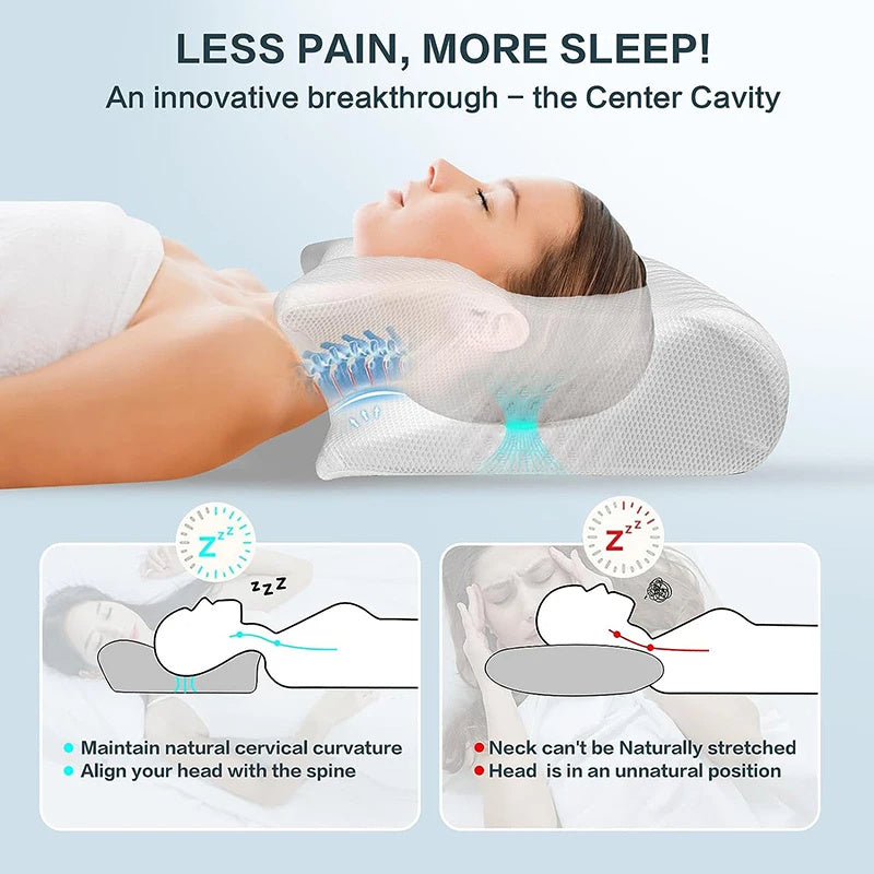 Proper pillow for neck pain