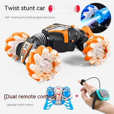 Gesture Induction Twist Stunt Car + Remote Control Toy Car