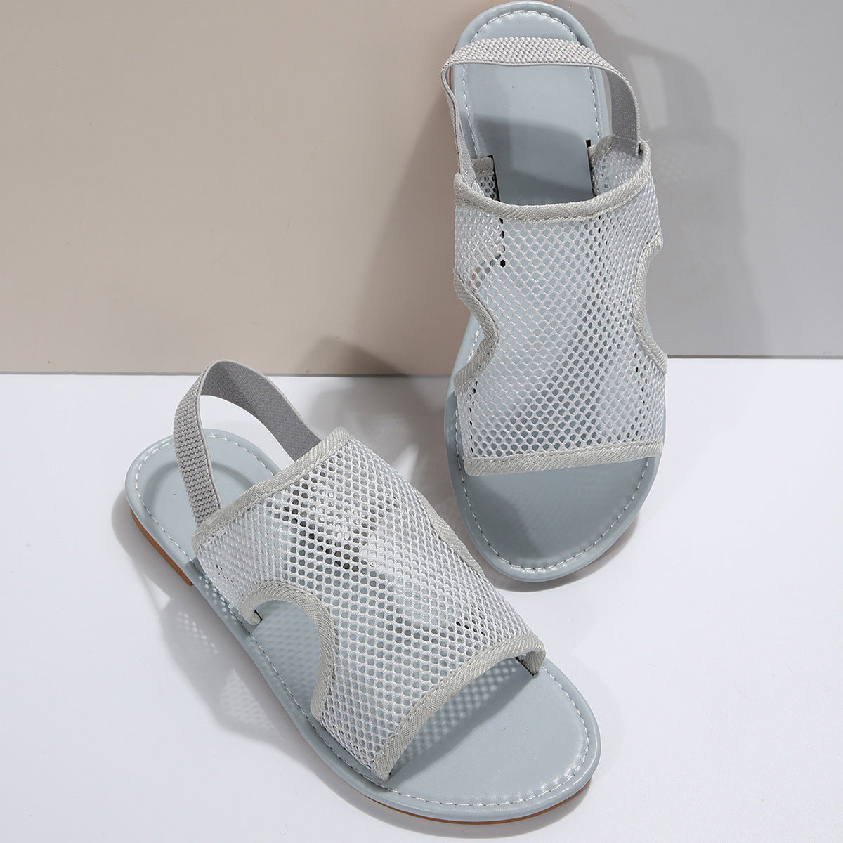 Mesh Sandals Summer Casual Breathable Flat Shoes For Men & Women Beach Shoes