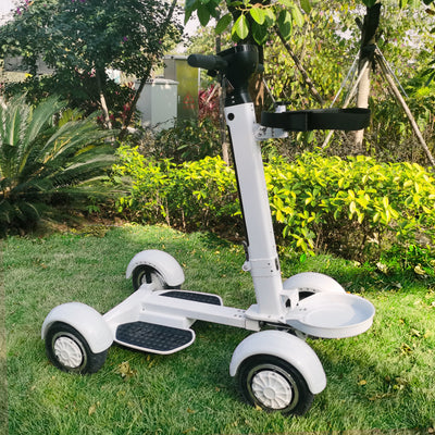 Enjoy That Tour Like Tiger Woods As You Travel On The Four Wheel Golf Electric Folding Light Longboard Lawn Course Scooter