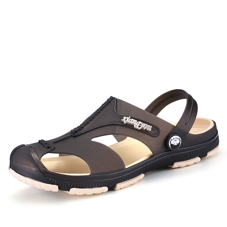 Men's Plus Size Slippers Baotou Half Slippers