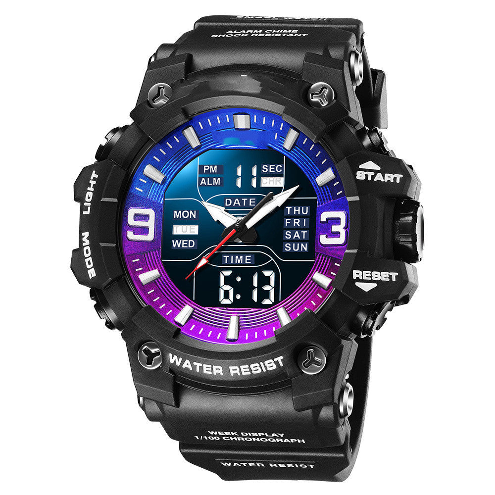 Men's Sports Fashionm Waterproof Multifunctional Electronic Watch