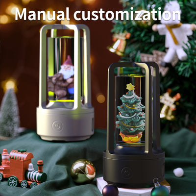 Stylish Accessories 2 In 1 Audio Crystal Light And Bluetooth Speaker Gift Touch Resin Night Light