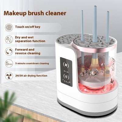 Electric Makeup Brush Cleaner Rechargeable Makeup Brushes Cleaning Tool Automatic & Stand Device